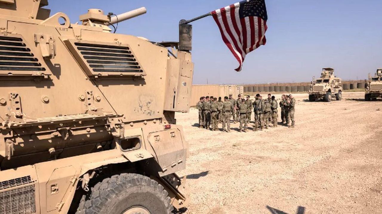 Irak'ta işgalci ABD üssünü İHA saldırısı