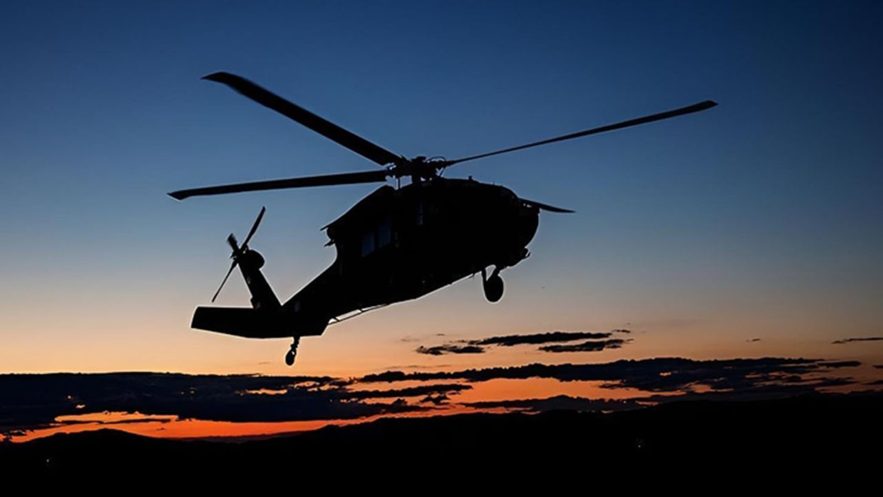 Polis helikopteri kırıma uğradı: 2 pilot şehit