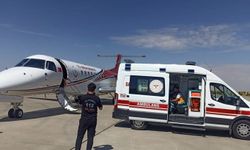 Ambulans uçak 3 bebek için havalandı