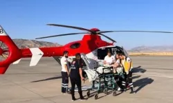 Şırnak’ta helikopter ambulans kanser hastası için havalandı