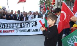Şırnak’ta, Filistin’e destek için basın açıklaması düzenlendi
