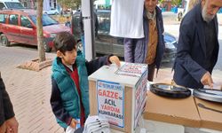 Umut Kervanı Vakfı, Karakoçan`da Gazze`ye acil yardım standı açtı