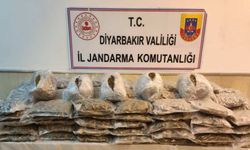 Diyarbakır da  67 kilo esrar ele geçirildi