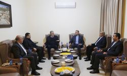 Emir Abdullahiyan, Lübnan'da Filistin direniş liderleri ile görüştü