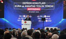 Başkan Erdoğan, Adıyaman'da kura çekimini yaptı