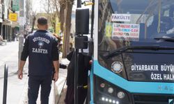 Diyarbakır'da özel halk otobüslerine abonman denetimi
