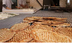 Diyarbakır'da pide ekmeğe yoğun ilgi!