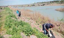Diyarbakır'da Dicle Nehri Çevresi Atıklardan Arındırıldı