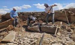 Neynik taşı'nın Bilican'ın eteklerinden yapılara uzanan zorlu yolculuğu