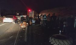 Şanlıurfa'da traktör ile tır çarpıştı: 1 yaralı