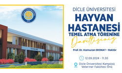 Dicle Üniversitesi'nde Hayvan Hastanesi Temeli Atılıyor