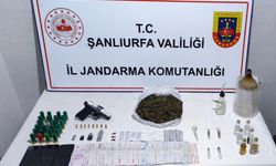 Siverek'te jandarma ekiplerince uyuşturucu ve silah ele geçirildi