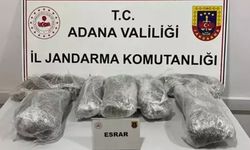 Adana'da bir otomobilde esrar ele geçirildi