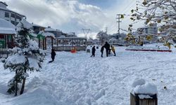 Bolu’da kar kalınlığı 30 santimetreyi geçti