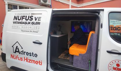 Nüfus mobil aracı O ilimizde hizmete girdi