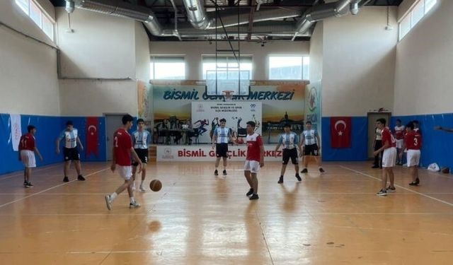 Bismil'de Gençler Arasında Heyecan Dolu Basketbol Müsabakaları