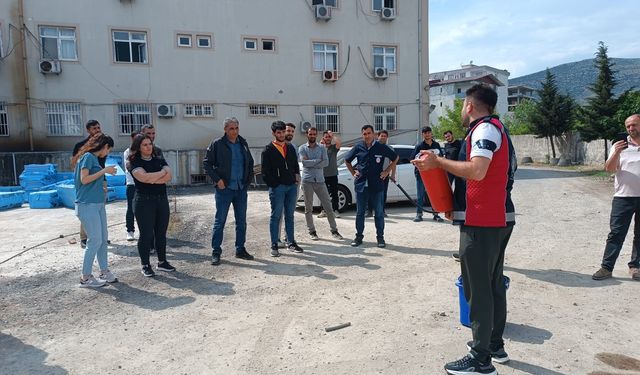 Diyarbakır'da Yangın Eğitimi