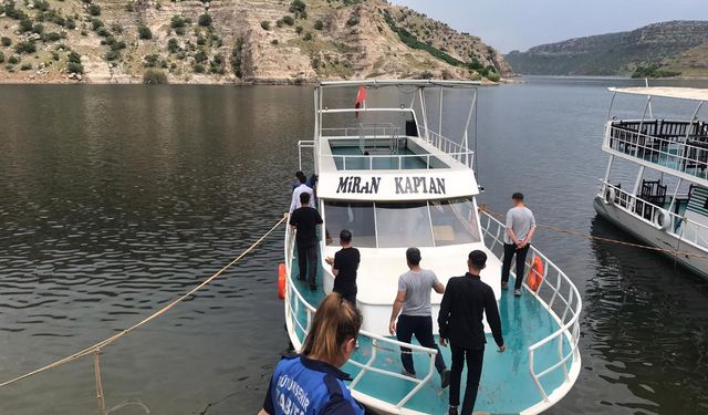 Diyarbakır'da Fosil Yakıt Kullanan Tekneler Mühürlendi