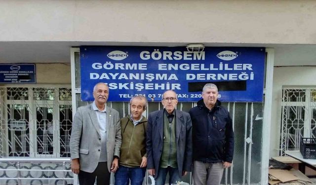 Köy Kültür Evi’nden görme engelliler için kapak bağışı