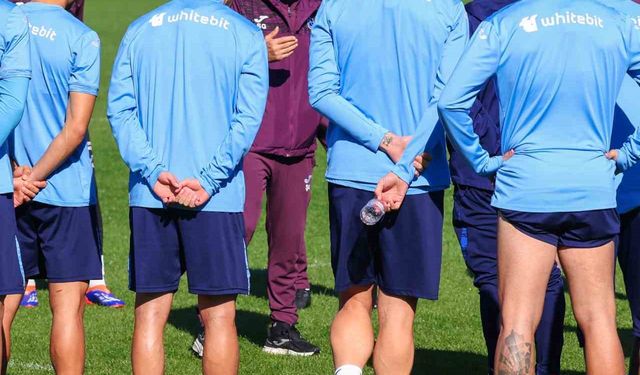 Trabzonspor da Fenerbahçe maçı hazırlıklarını sürdürdü