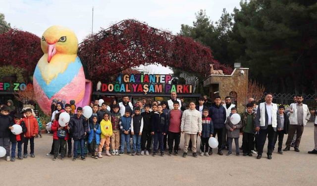 Yetim çocuklar Doğal Yaşam Parkı’nı gezdi