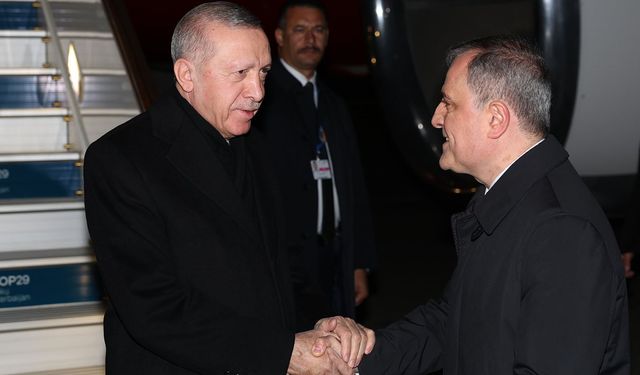 Cumhurbaşkanı Erdoğan Azerbaycan'da