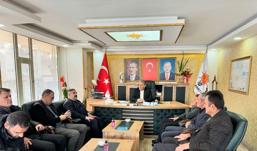İş İnsanı ve Siyasetçi Tahsin Arslan'dan AK Parti Bismil İlçe Başkanı'na ziyaret