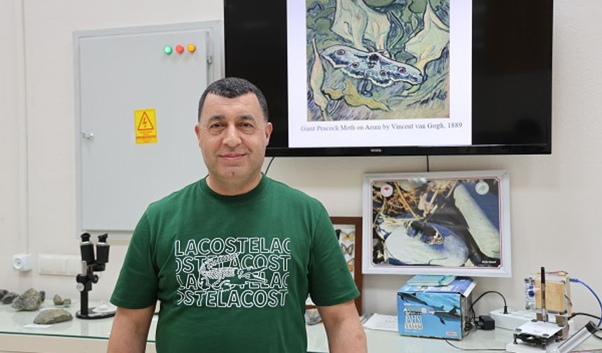 Dü Prof. Dr. Ali Satar,  En büyük kelebek türü  “tavus kelebeği” Siirt’te görüldü