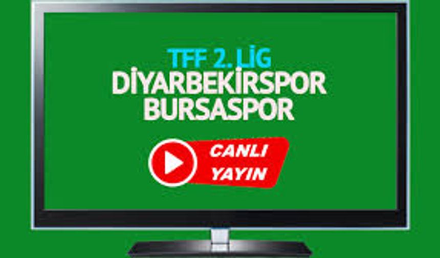 Diyarbekirspor-Bursaspor Maçı Yarın!