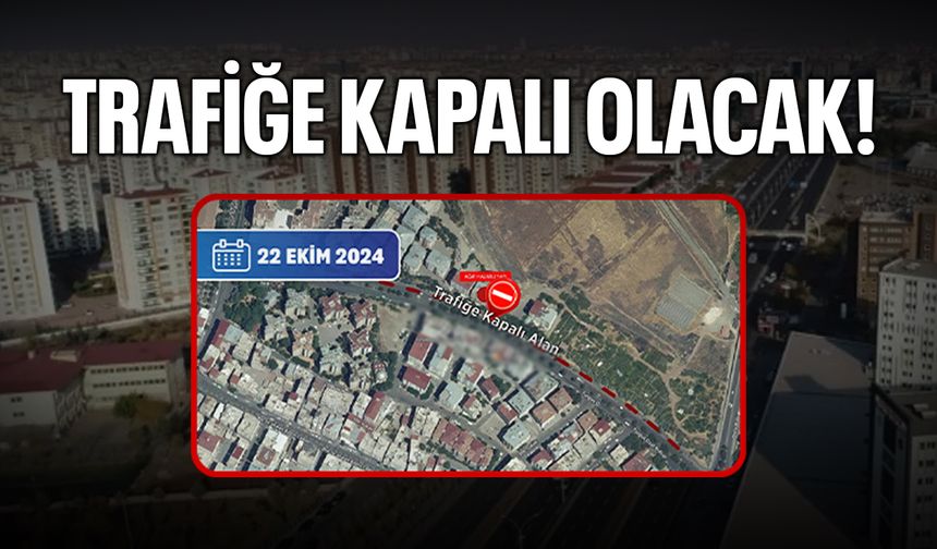 Diyarbakır'da bu işlek cadde bugün trafiğe kapalı olacak!