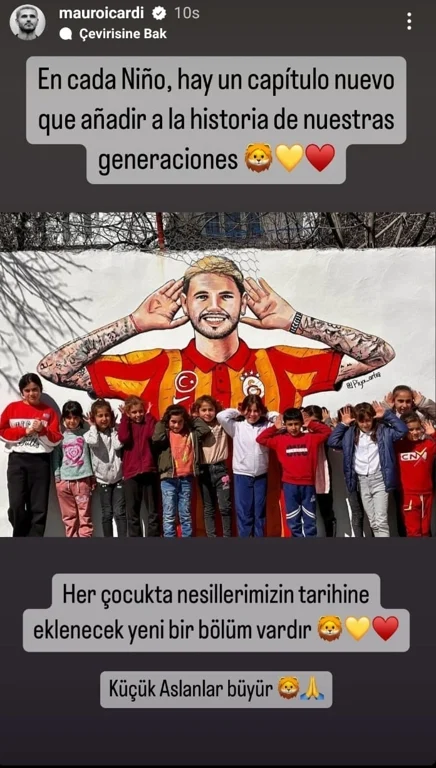 Galatasarayli Icardiden Diyarbakir Paylasimi