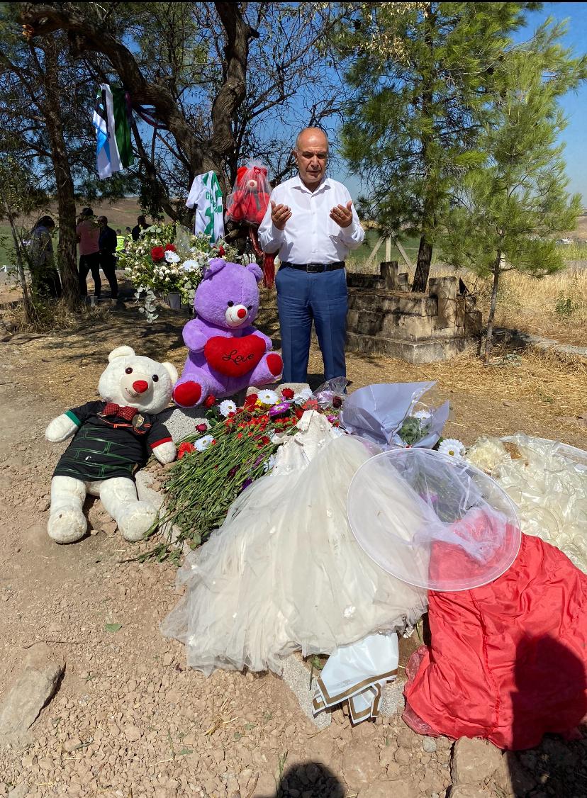 Bismil Kanaat Önderleri, Narin Güran'ın Mezarına Ziyaret Etti