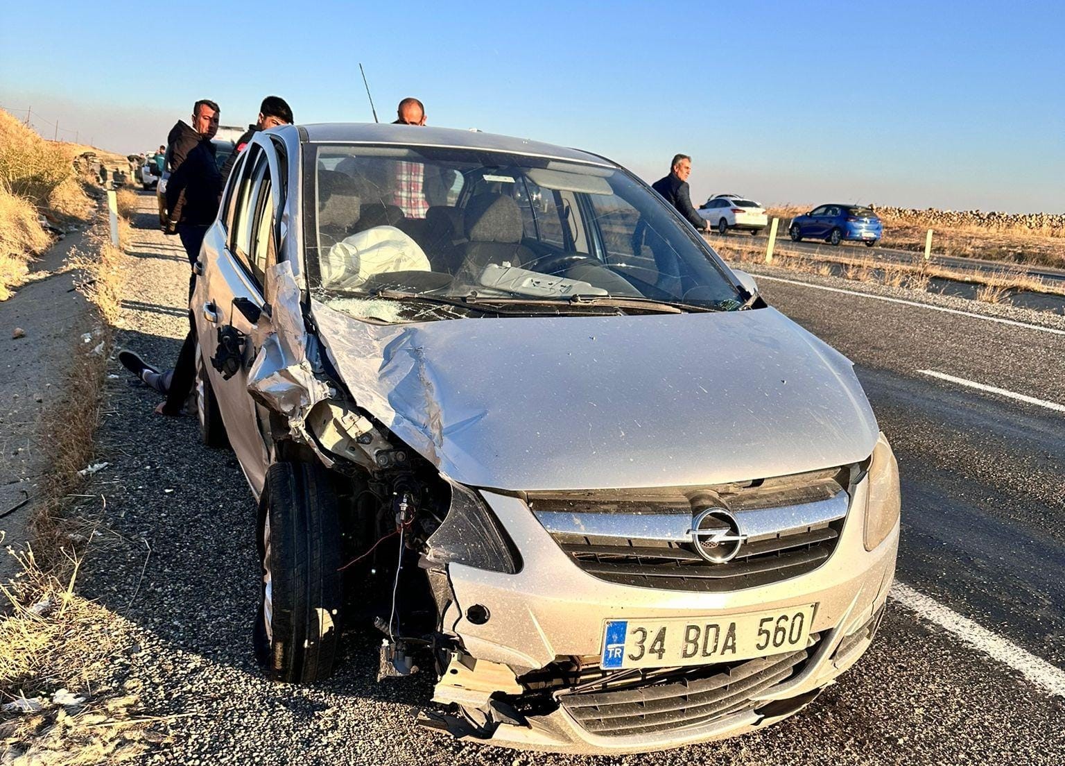 Diyarbakır Silvan’da Zincirleme Kaza 5 Yaralı (2)