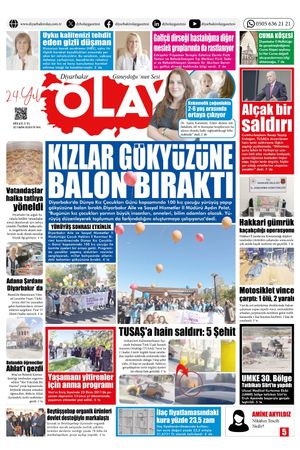 25.10.2024 Tarihli Gazetemiz