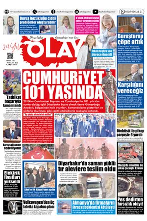 30.10.2024 Tarihli Gazetemiz