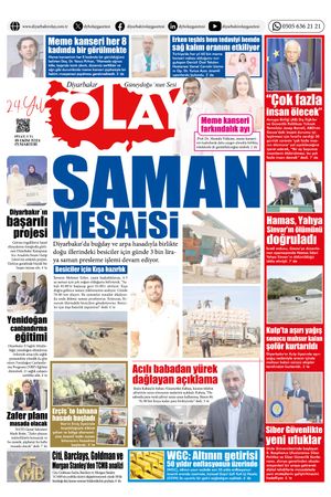 19.10.2024 Tarihli Gazetemiz