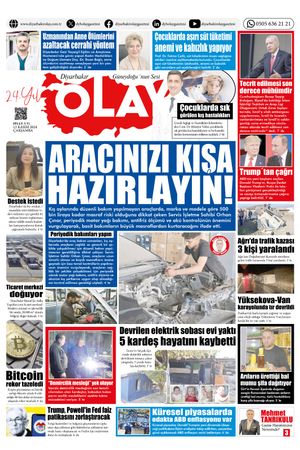 13.11.2024 Tarihli Gazetemiz